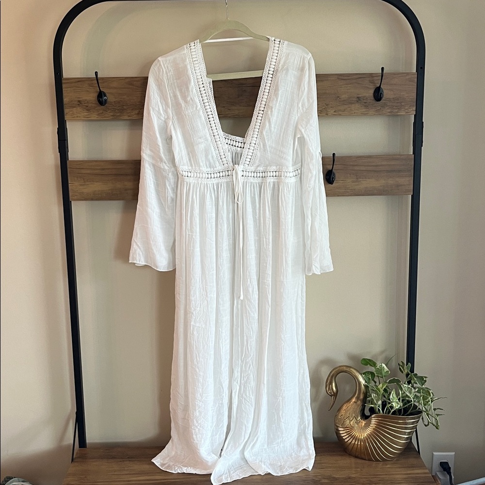 Cupshe White Maxi Dress